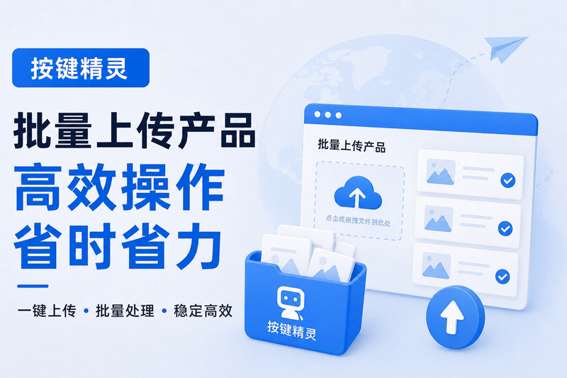宁海点速网络-按键精灵批量上传产品